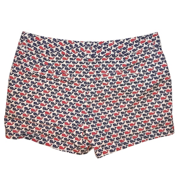 Vineyard Vines Patriotic Whale Shorts Size 6 - Picture 2 of 9